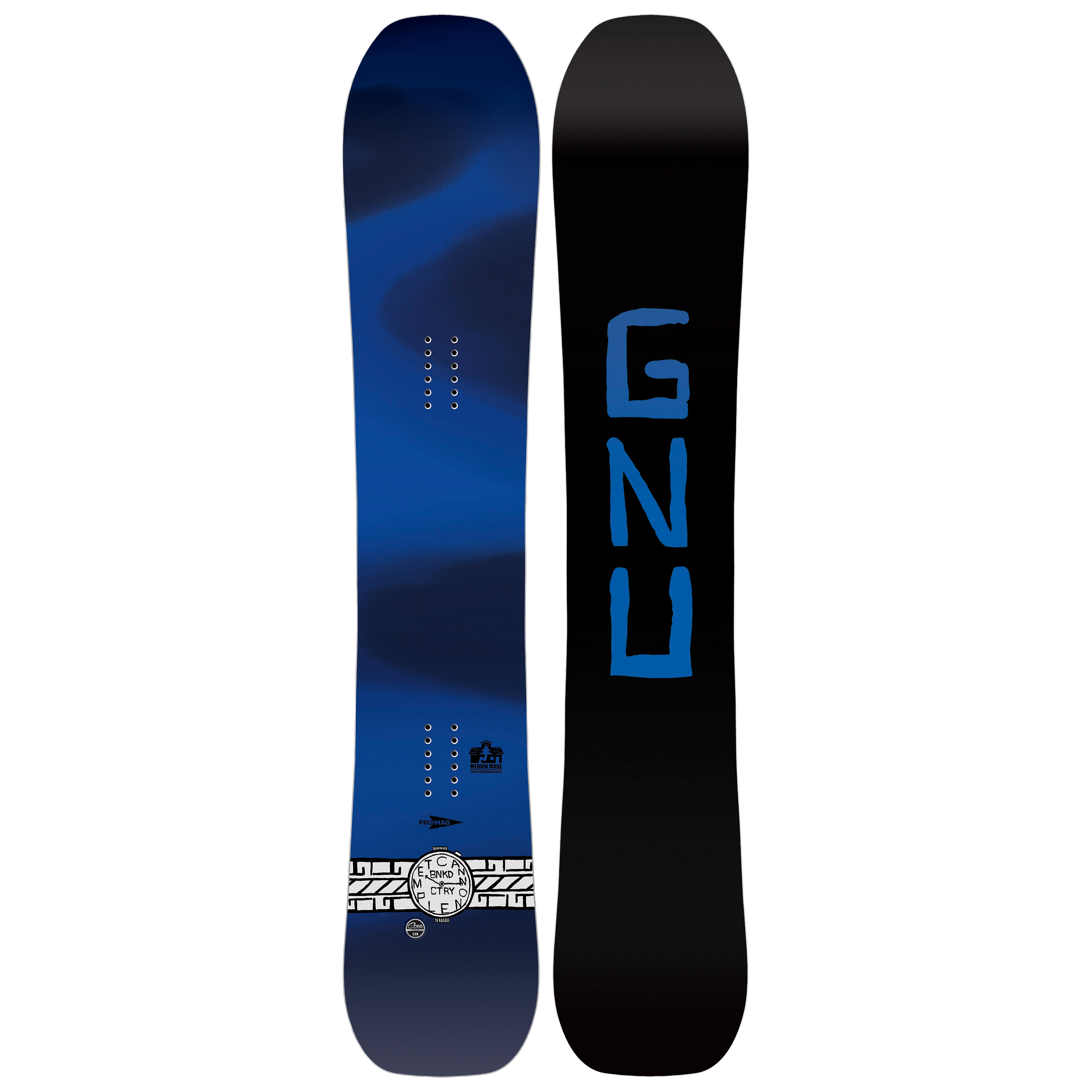 Banked Country Snowboard