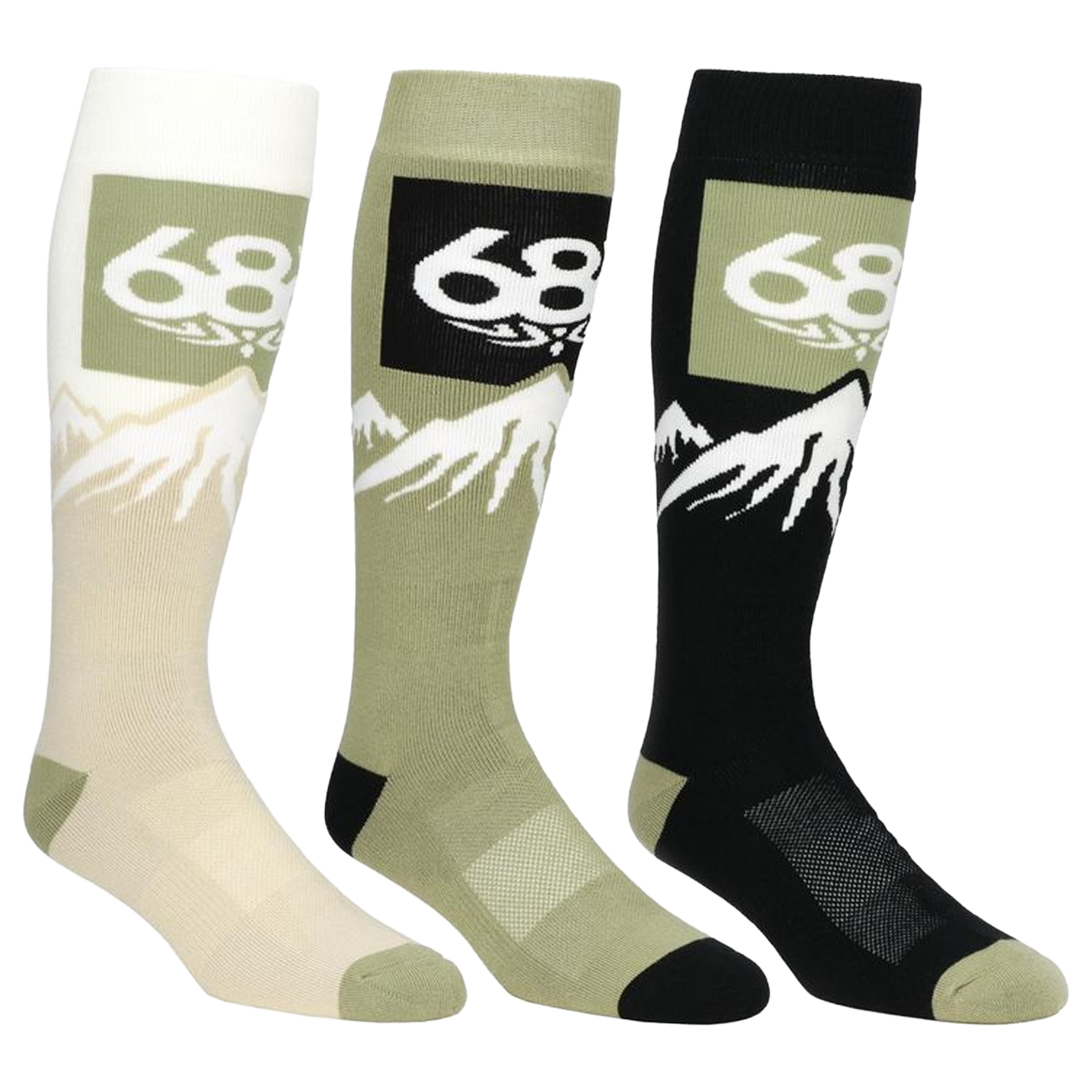 Snow Caps 3 Pack Sock 2026